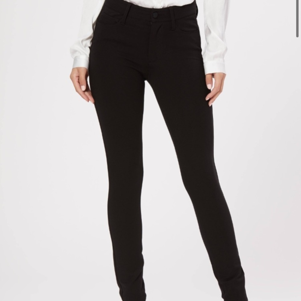 PAIGE Denim overdye black skinny jegging
